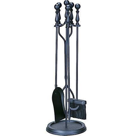 UniFlame Fireplace Tool Set with Ball Handles, 31 in. H, Polished 